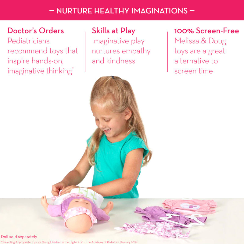 Melissa Doug Mine To Love Mix Match Fashion Doll Clothes Wayfair