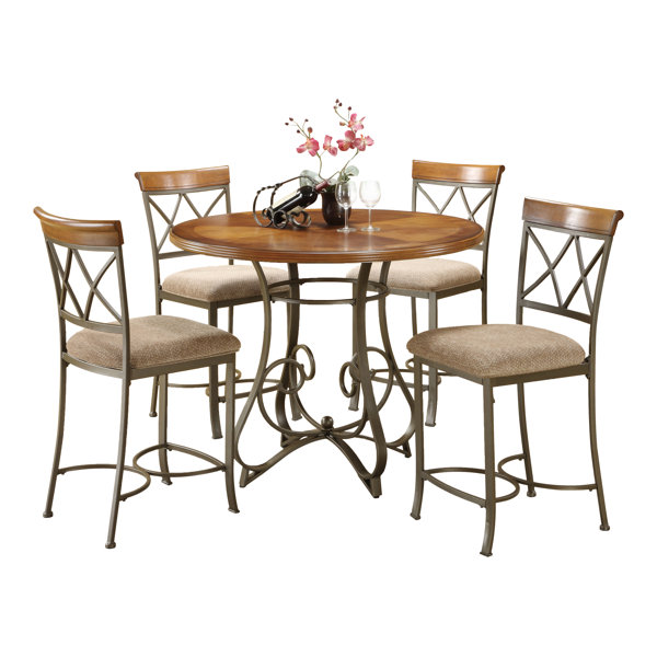 Cobbs 5 Piece Counter Height Dining Set By Winston Porter Design