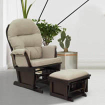 oversized glider with ottoman