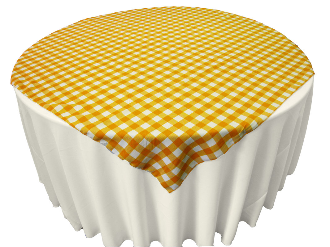 LA Linen Polyester Gingham Checkered Square Tablecloth & Reviews Wayfair