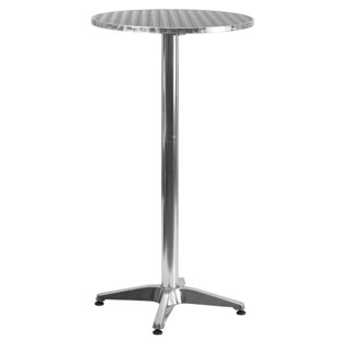 Stainless Steel Patio Tables You Ll Love Wayfair Folding Aluminum Bar Table