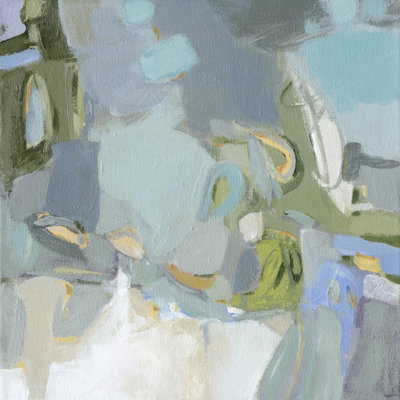 Moonlight by Christina Long  Unframed Painting Print on Canvas Ebern Designs Size 72 H x 72 W x 15 D