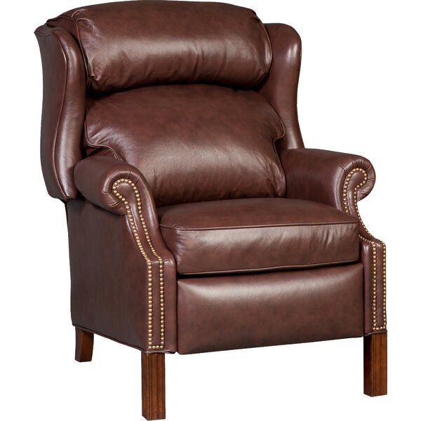 Chippendale Leather Power Recliner By Bradington-Young