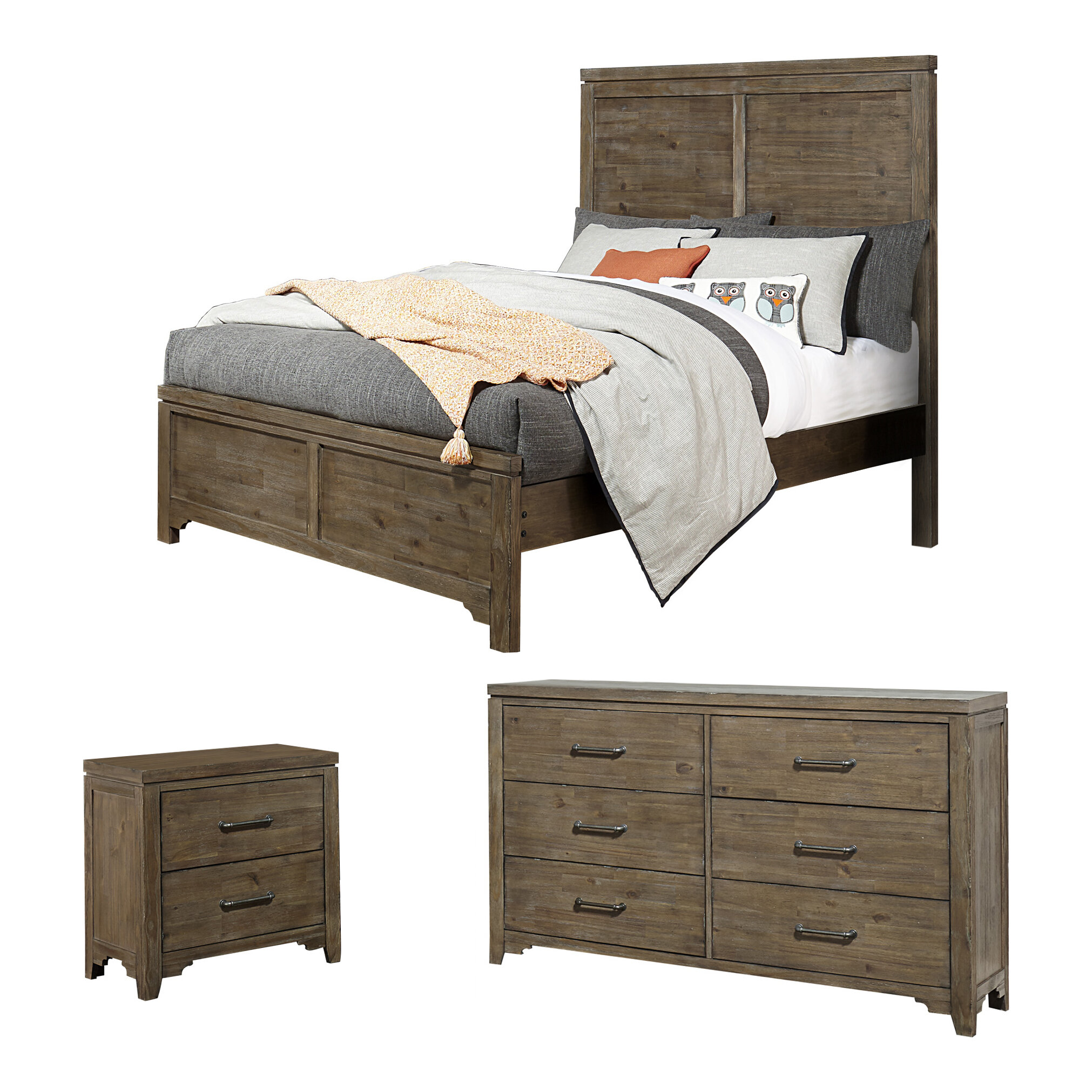 Saucedo Queen Standard Configurable Bedroom Set