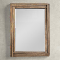 Light wood mirror clearance