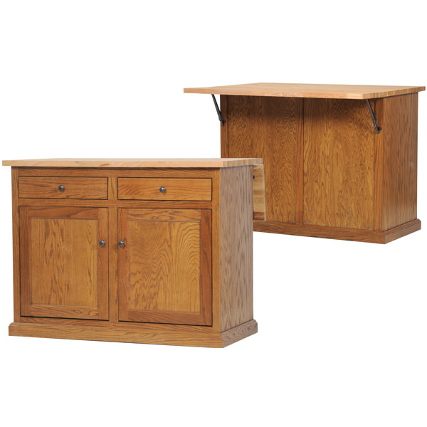Mairead Kitchen Island With Flip-Up Top By Longshore Tides Best Design