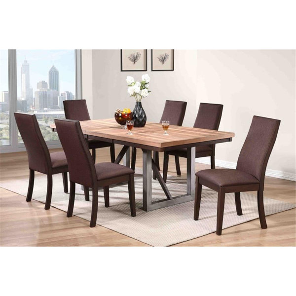 Best Design Tickenham 7 Piece Solid Wood Dining Set By Union Rustic Read Reviews