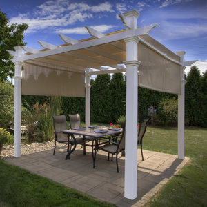 Eden Malibu 10 Ft. W x 10 Ft. D Vinyl Pergola