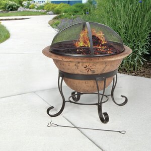 Soleil Steel Wood Burning Fire Pit