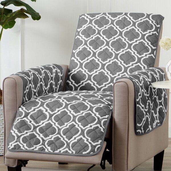 Printed Reversible T-Cushion Slipcover by Winston Porter