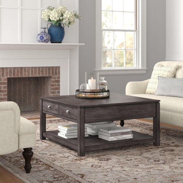 Woodville Coffee Table With Storage By Three Posts