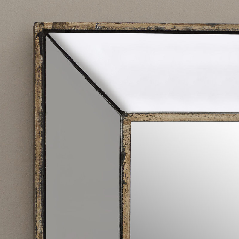 Lark Manor Traditional Square Glass Wall Mirror & Reviews | Wayfair