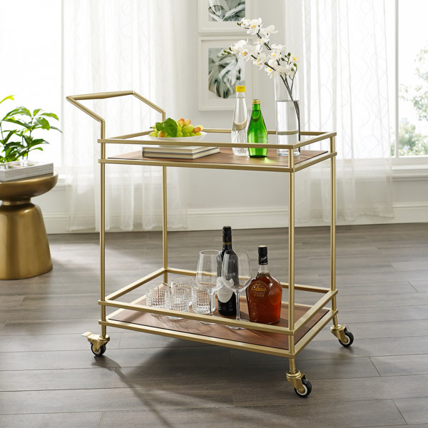 Tilly Serving Bar Cart By Nicole Miller Modern