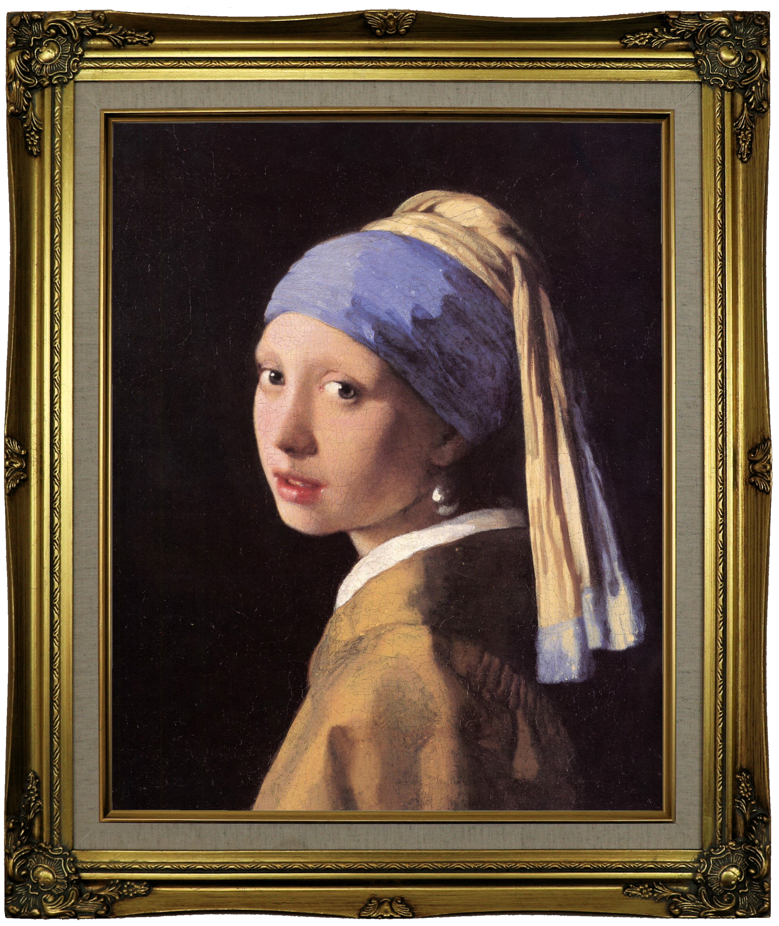 Girl with a Pearl Earring Johannes Vermeer 1665 #003