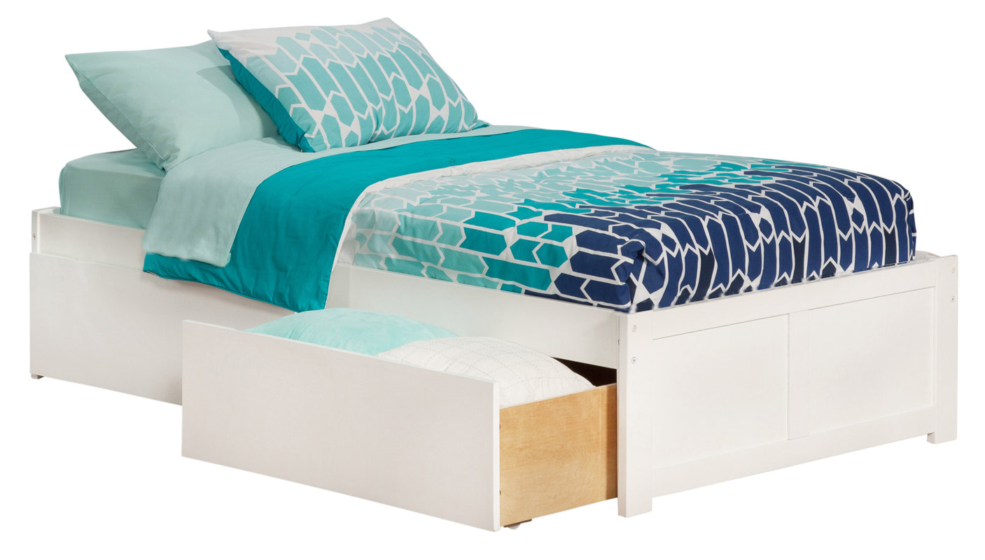 Andover Mills Mackenzie Extra Long Twin Platform Bed with Storage