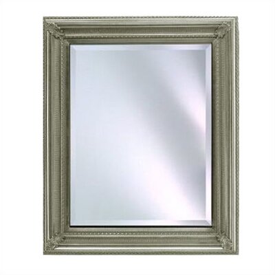 Gwyneth Framed Wall Mirror Astoria Grand Finish: Antique Silver, Size: 51