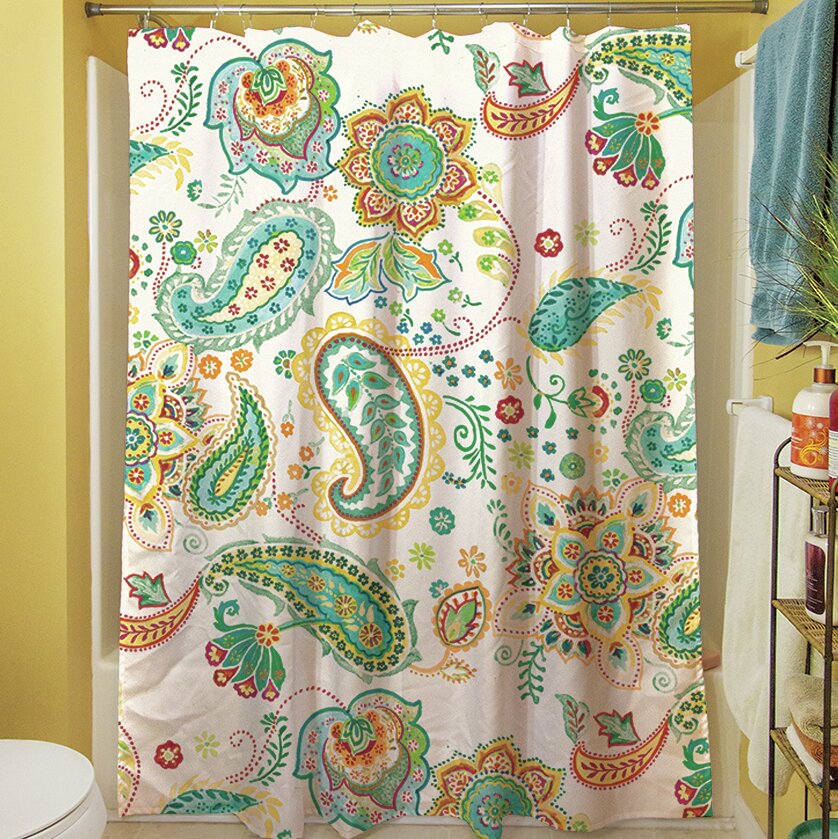 Manual Woodworkers /& Weavers Shower Curtain Coral