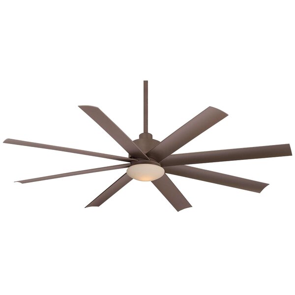 65 Slipstream 8 Blade Wet LED Ceiling Fan with Remote by Minka Aire