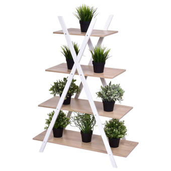 Arlmont Co Lopez Triangular Multi Tiered Plant Stand Wayfair