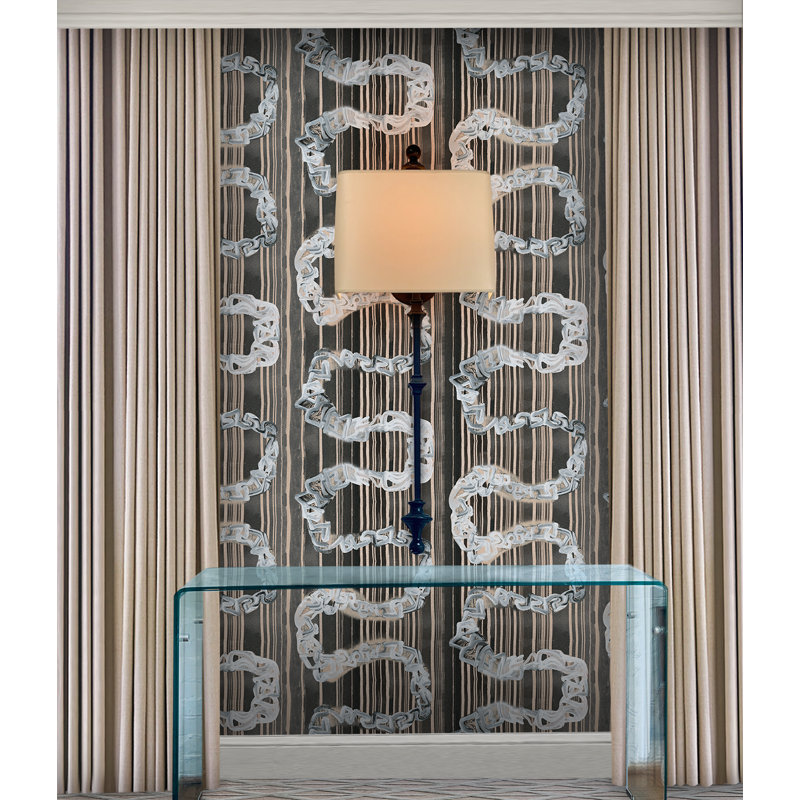 Angela Simeone Graffiti Greek Key 30 L X 24 W Wallpaper Roll