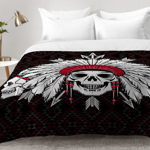 East Urban Home Geometric Indian Skull Comforter Set Wayfair