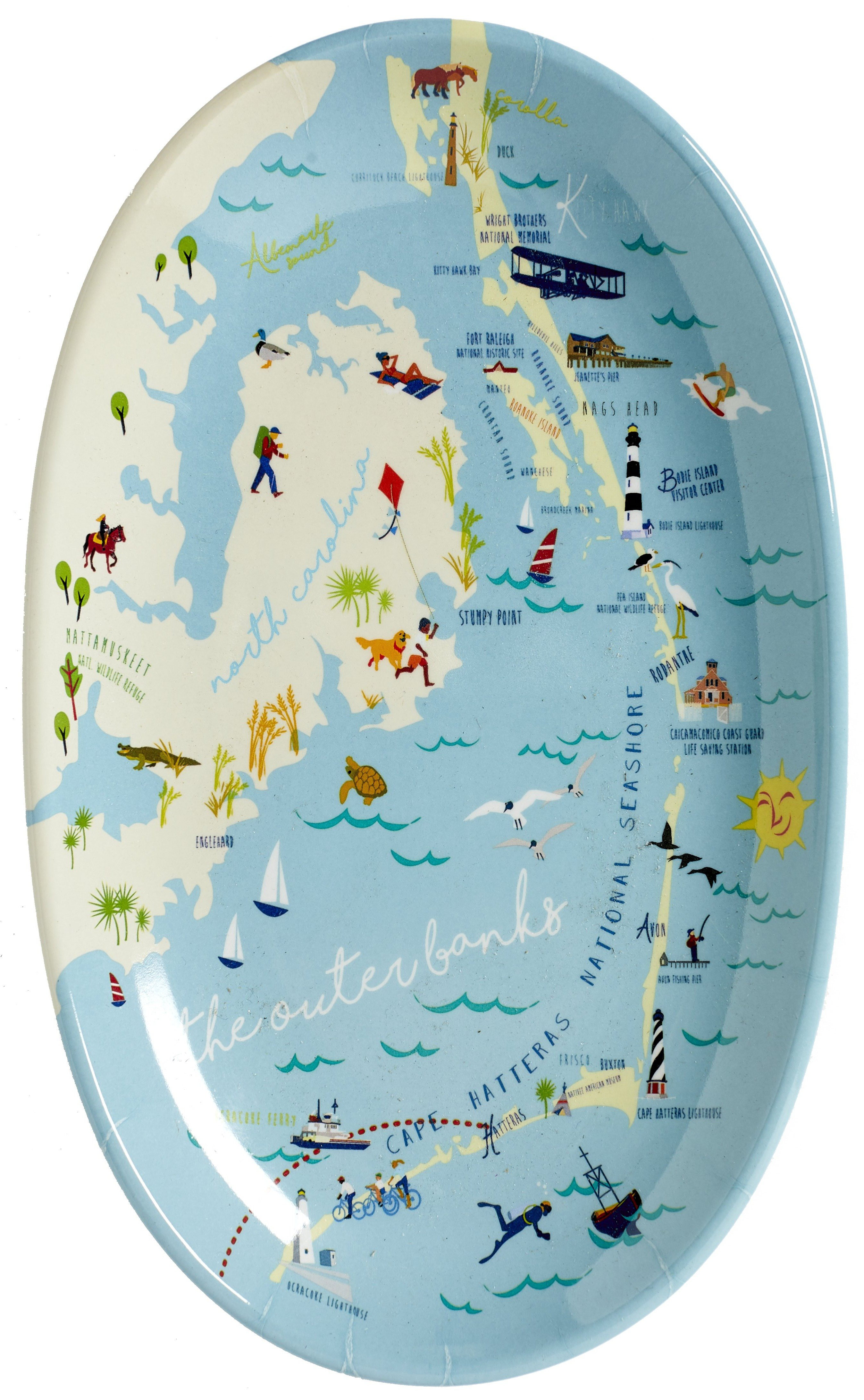 coastal collection outdoor living sea turtle melamine dinnerware on Longshore Tides Dacosta Outer Banks 8 Melamine Appetizer Plate Wayfair