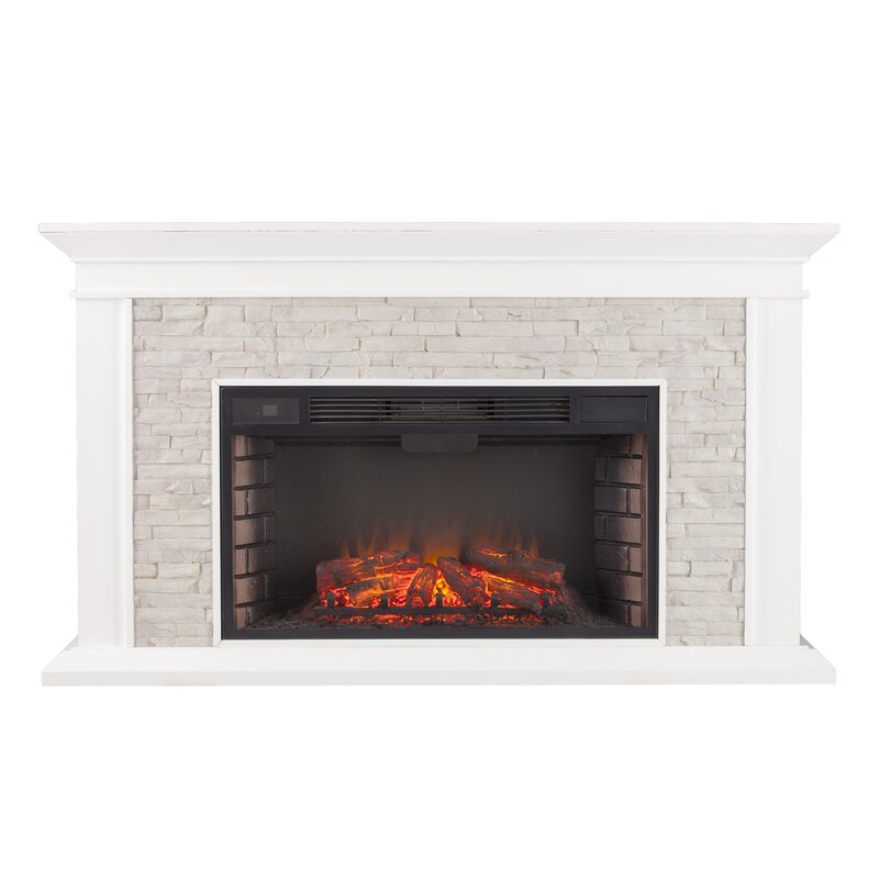 Darby Home Co Camilla Simulated Electric Fireplace Reviews Wayfair