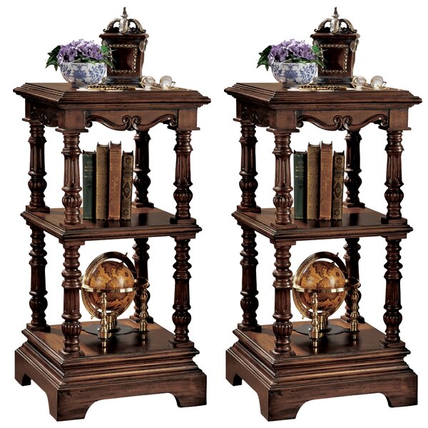 Lord Pimlicoe Etagere Bookcase (Set Of 2) By Design Toscano