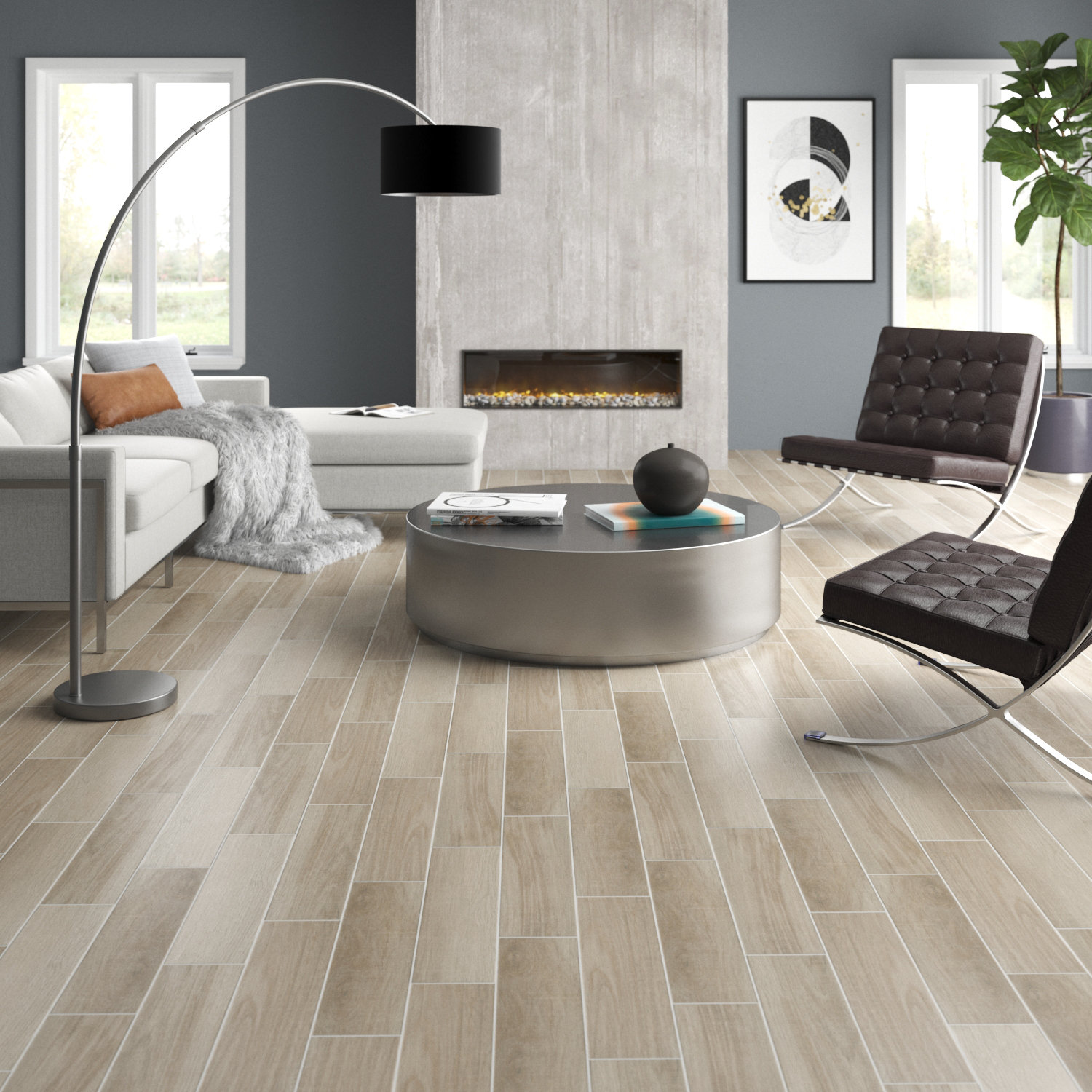 Emser Tile Pocono 6 X 24 Porcelain Wood Look Wall Floor Porcelain Wood Look Wall Floor Tile