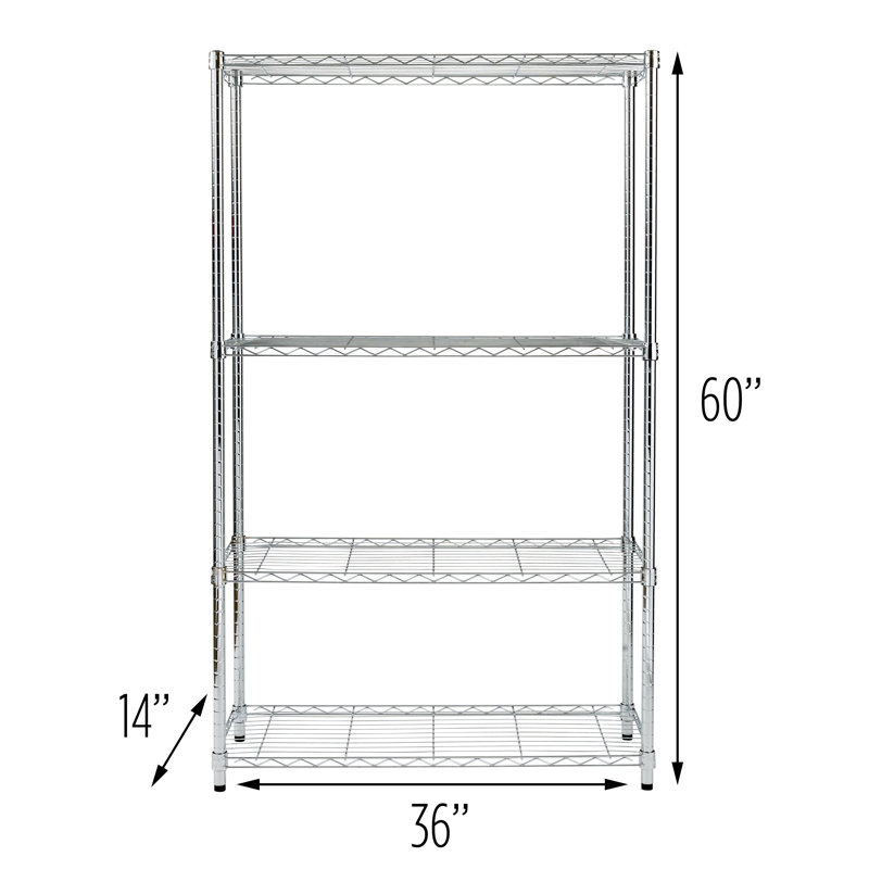 Honey Can Do 60" H x 36" W Shelving Unit & Reviews Wayfair