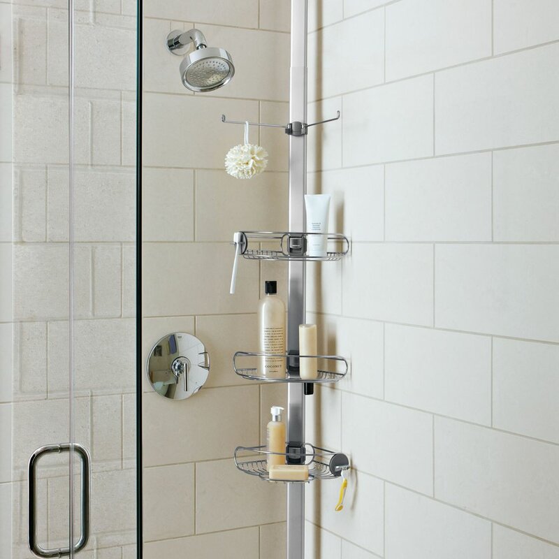 tension shower caddy instructions