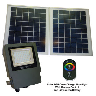 Best 3-Piece LED Flood Light Set By Solar Goes Green Outdoor Lighting 3-Piece LED Flood Light Set By Solar Goes Green Outdoor Lighting