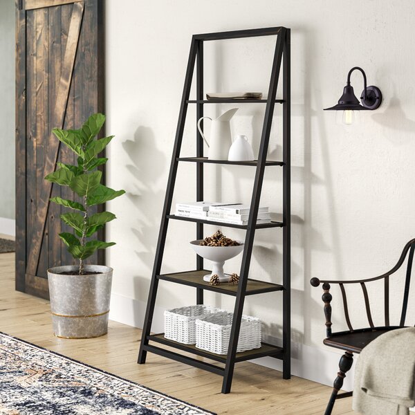 Laurel Foundry Modern Farmhouse Leaning Bookcases