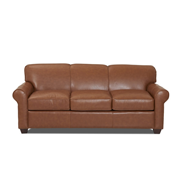 Cute Style Jennifer Genuine Leather Sofa by Wayfair Custom Upholstery by Wayfair Custom Upholstery��