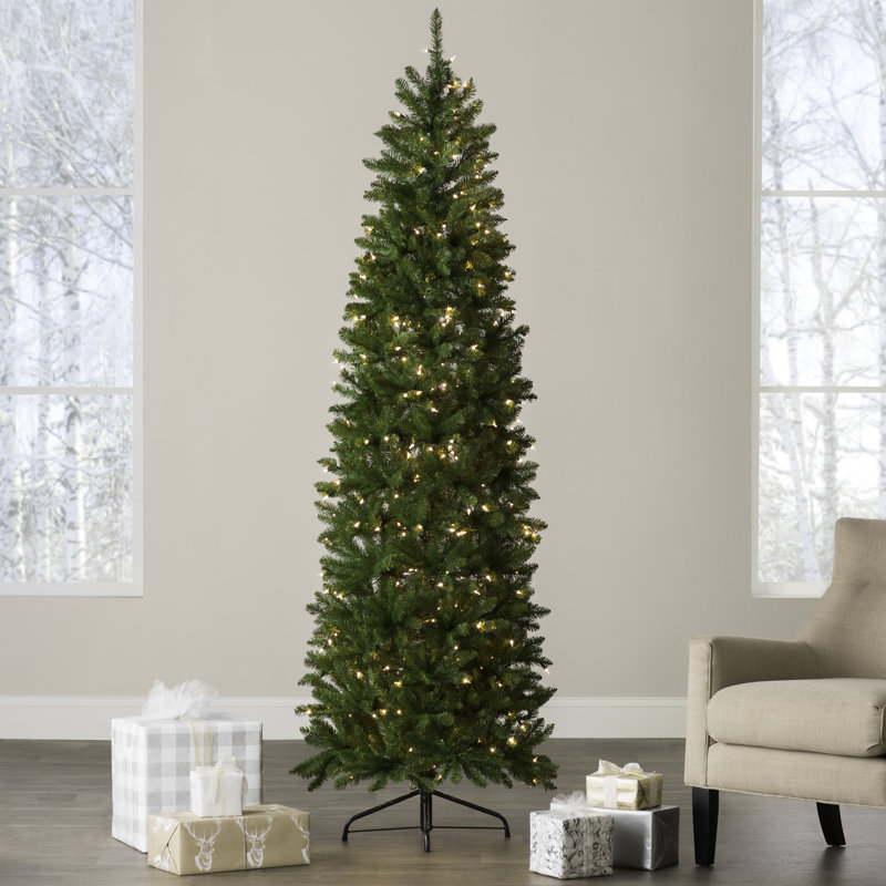 Andover Mills Pencil Green Fir Artificial Christmas Tree Reviews