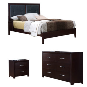 Edina Queen Platform Configurable Bedroom Set by Woodhaven Hill