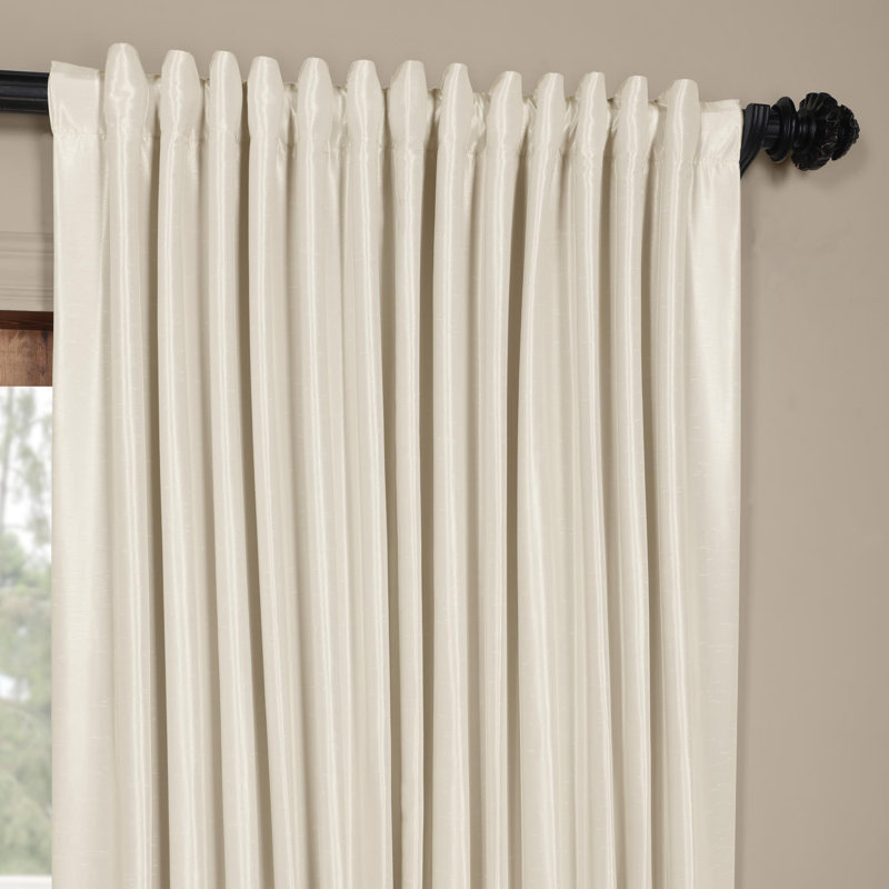 House Of Hampton Solid Blackout Thermal Rod Pocket Curtain Panels