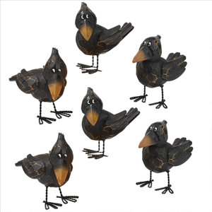 Myths and Legends Raven Statue Set (Set of 6)