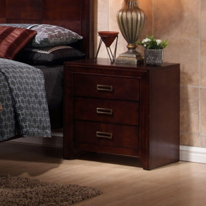 Otago 3 Drawer Nightstand by New Spec Inc