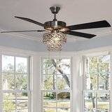 Bulb Included Glam Ceiling Fans You Ll Love In 2020 Wayfair