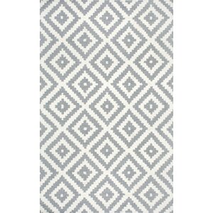 Obadiah Hand Woven Wool Gray Area Rug