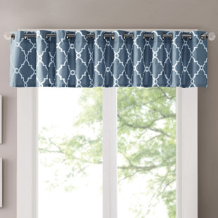 Blue Valance Curtains Home The Honoroak