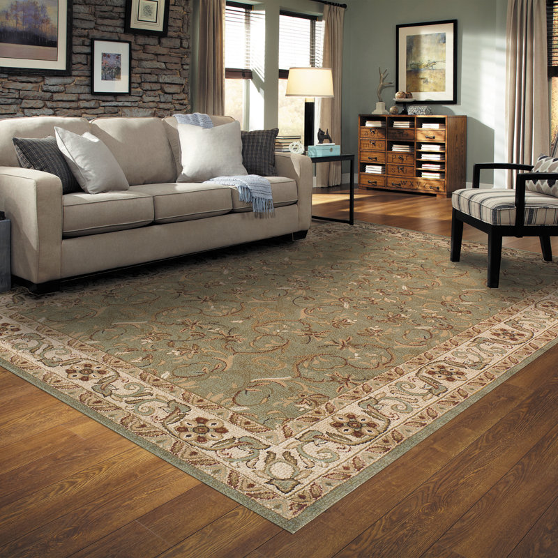 Simple Luxury Heritage Green Beige Area Rug Reviews Wayfair Heritage Green Beige Area Rug
