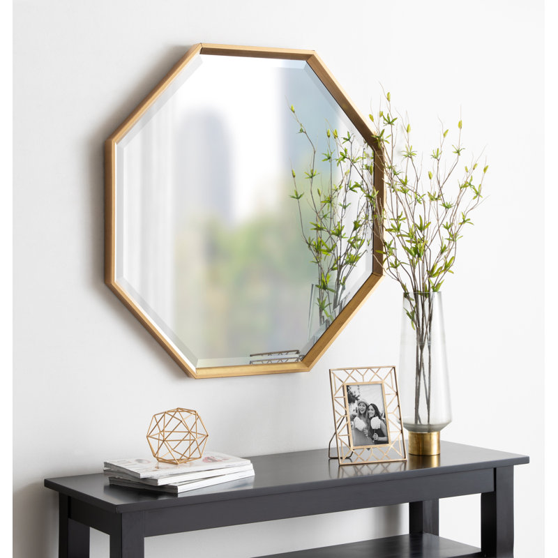 Brayden Studio Gatsby Octagon Modern Beveled Accent Mirror