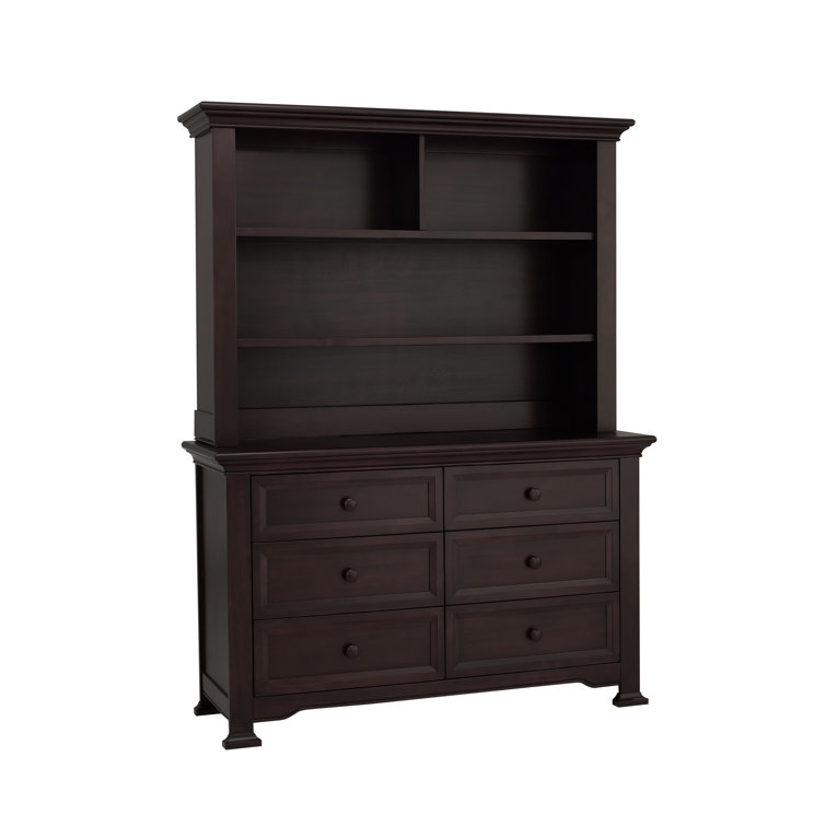 Centennial Medford 6 Drawer Double Dresser With Hutch Reviews Wayfair