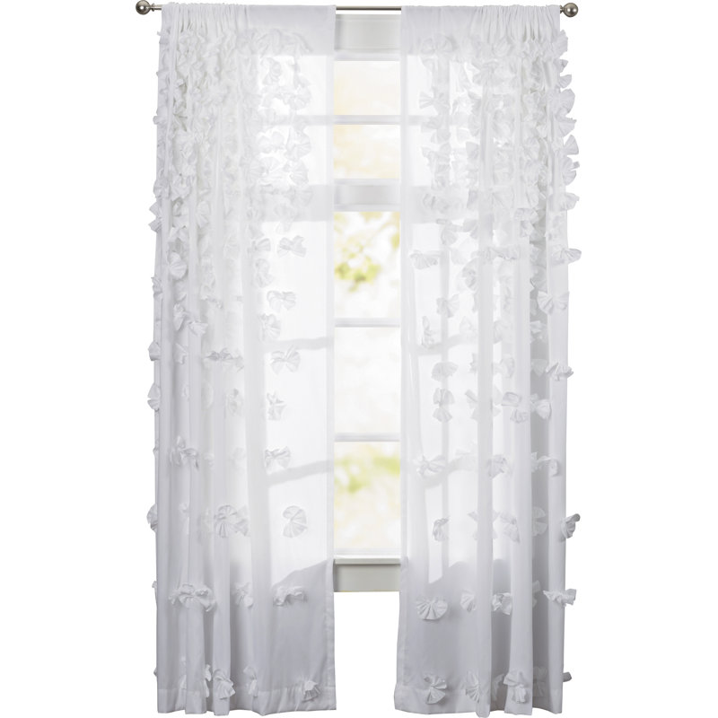 Ophelia Co Clarkstown Solid Sheer Rod Pocket Curtain Panel