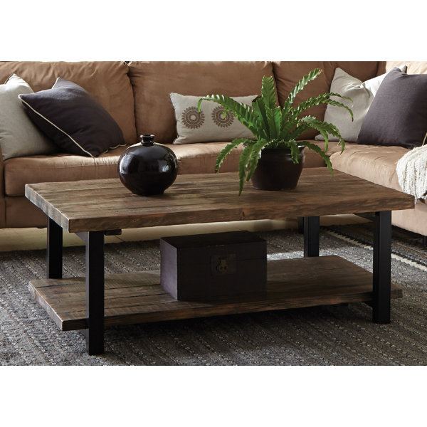 Veropeso 42 Wood/Metal Coffee Table by Mistana