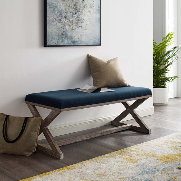 Rickey Upholstered Bench By Ophelia & Co. Great Reviews
