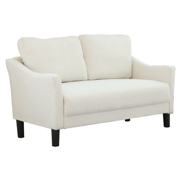 Buckwalter 55.9 Inches Square Arms Loveseat By Charlton Home