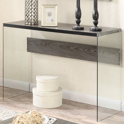 Wade Logan Calorafield 44" Console Table  Color: Weathered Gray